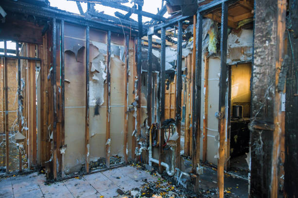 Professional Fire Damage Removal technician working in West Brownsville, PA